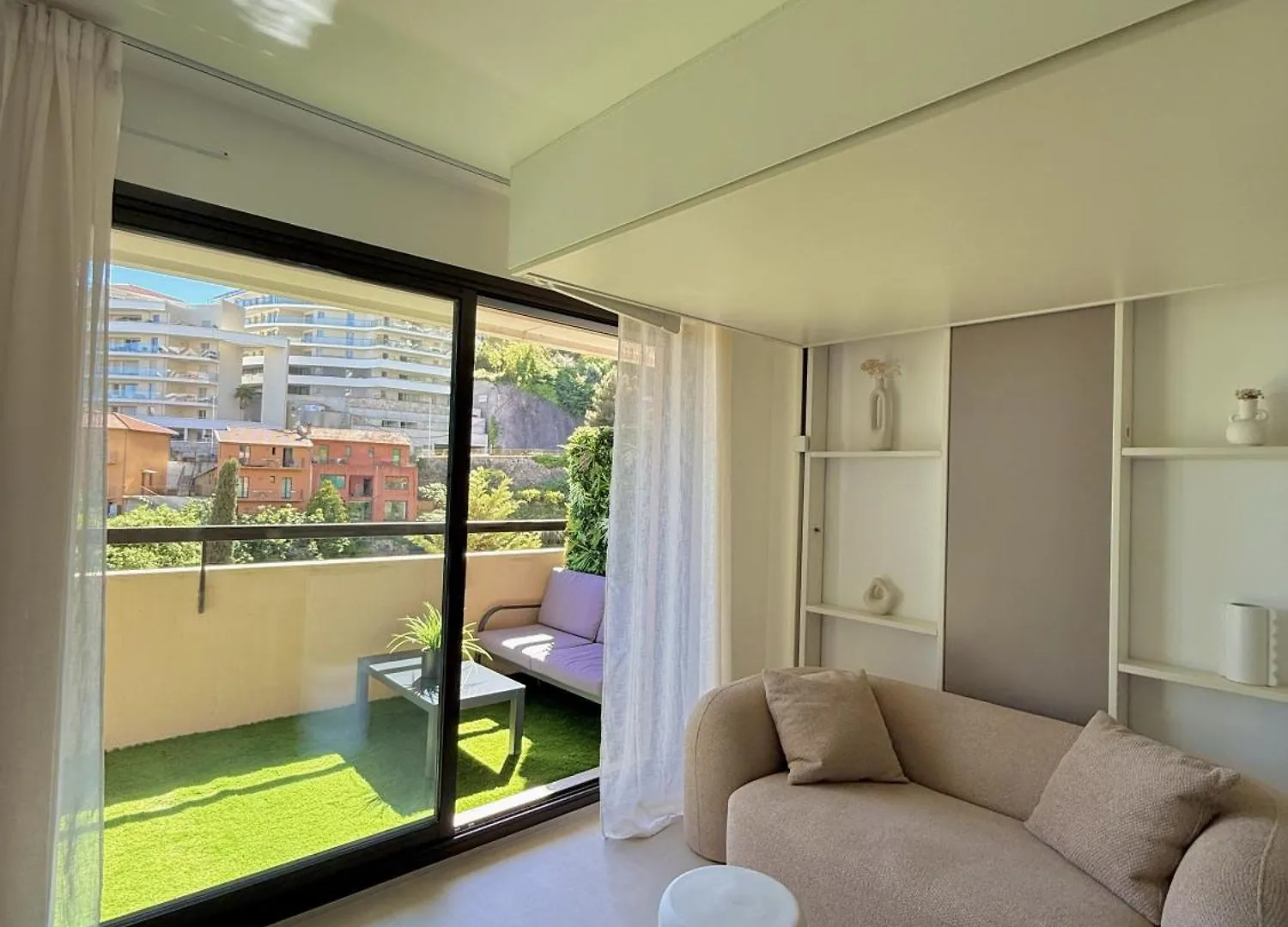 דירה Studio De Luxe Portes De Monaco - Vue Mer - Piscine - Wifi