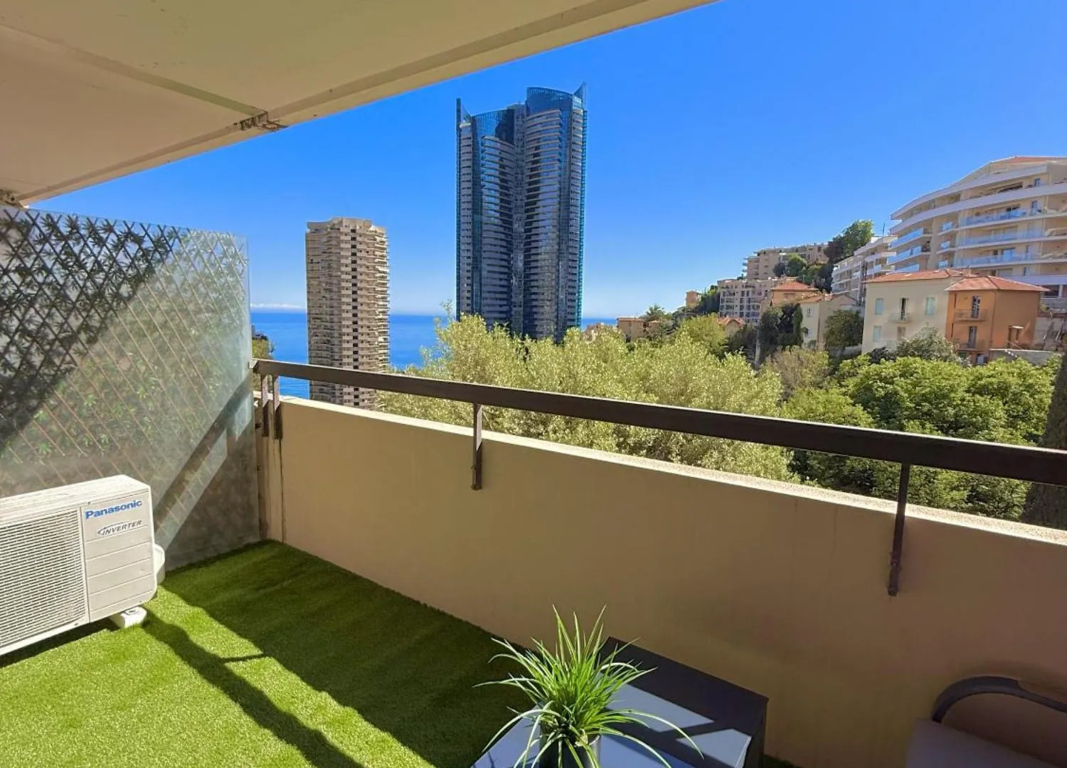 Studio De Luxe Portes De Monaco - Vue Mer - Piscine - Wifi